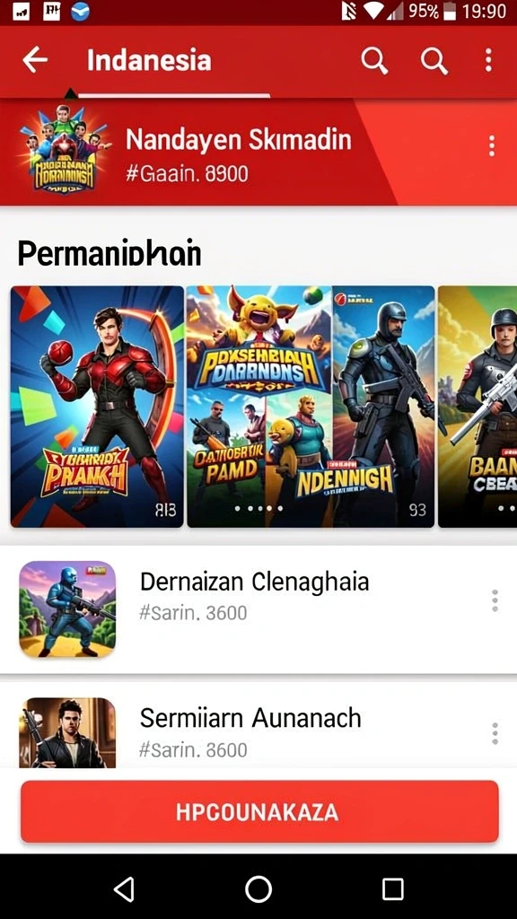 joss777 - Gambar menunjukkan berbagai pilihan permainan yang tersedia.