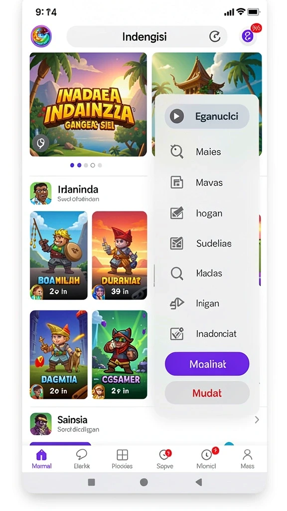 nusaslots - Tampilan antarmuka pengguna yang menarik dan modern.