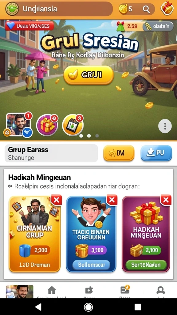 pakbostogel - Tampilan antarmuka PAKBOSTOGEL yang menarik dan intuitif.