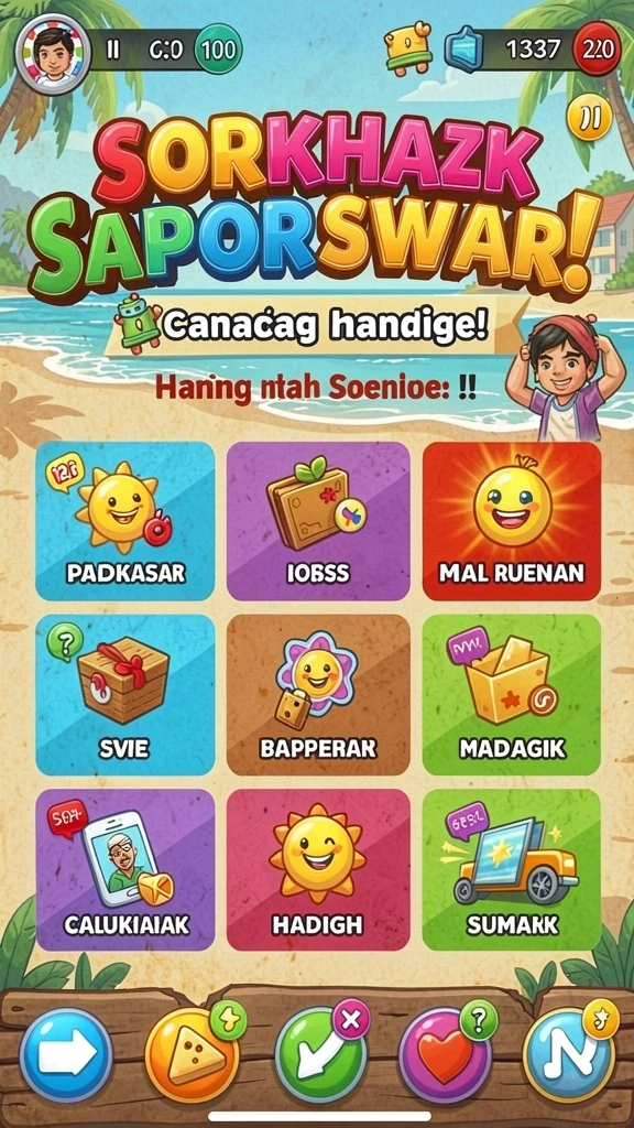 rr777 - Screenshot menampilkan antarmuka permainan yang intuitif.